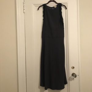 Aritzia-Wilfred midi dress, grey and black, size 4